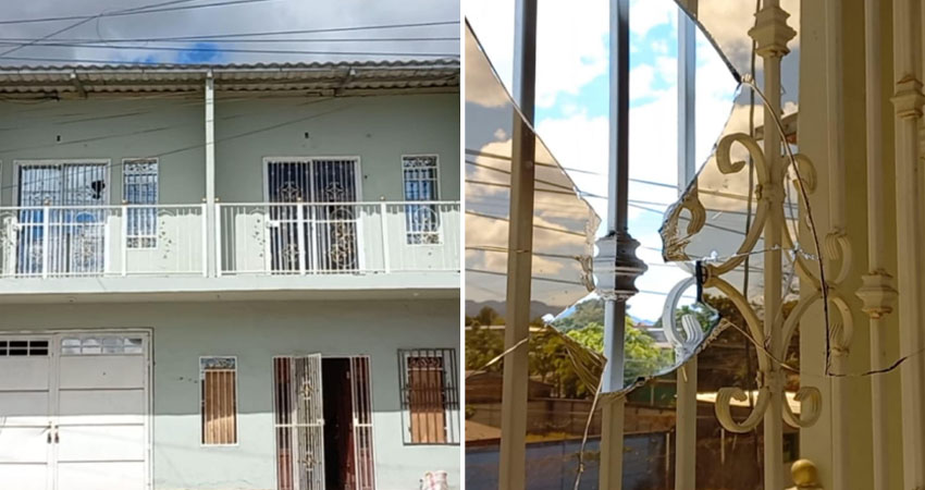 La vivienda es de doña María Digna Sánchez, donde habita con su hija, su yerno y su nieta. Foto: Alba Nubia Lira/Radio ABC Stereo