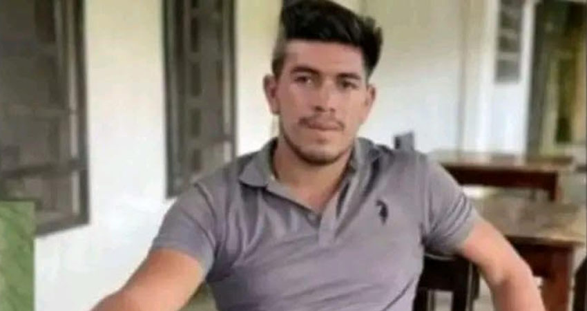 Muerte inmediata. El joven de 24 años falleció en el lugar del accidente.