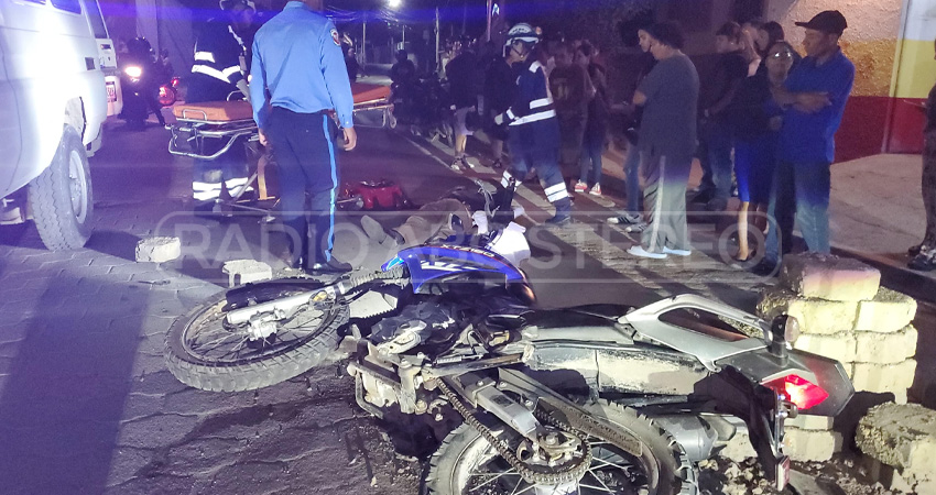 El motociclista sufrió golpes en todo el cuerpo. Foto: José Enrique Ortega/Radio ABC Stereo