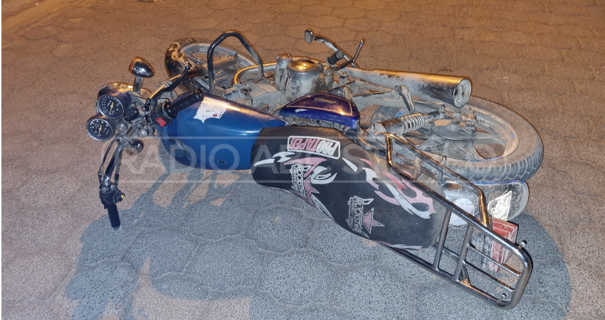 El motociclista huyó del lugar. Foto de referencia.
