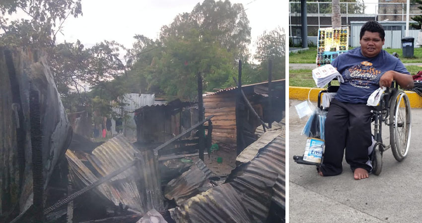 El siniestro que consumió la casa de Francisco aparentemente fue generado por un cortocircuito. Foto: José Enrique Ortega/Radio ABC Stereo