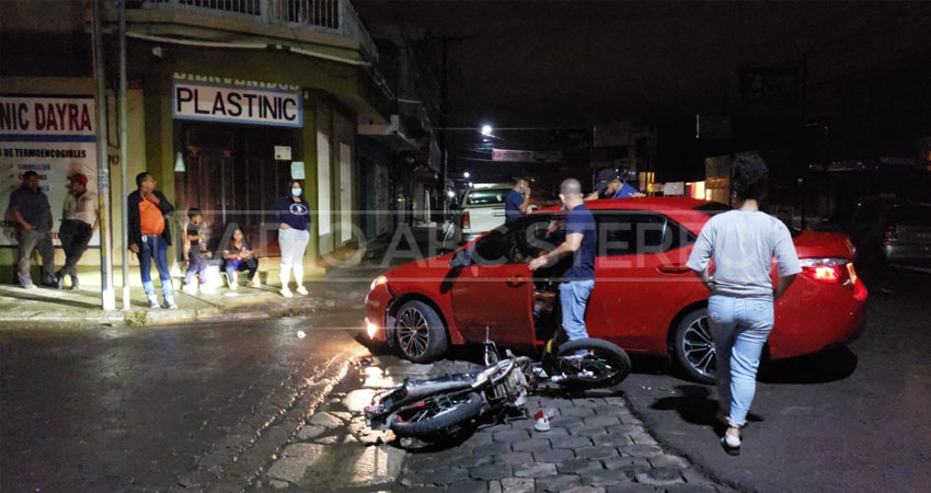 El motociclista circulaba en su preferencia. Foto: José Enrique Ortega/Radio ABC Stereo