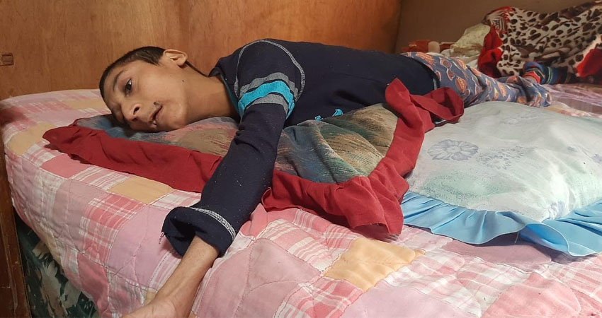 Marlon José sufrió parálisis cerebral. Foto: Famnuel Úbeda/Radio ABC Stereo