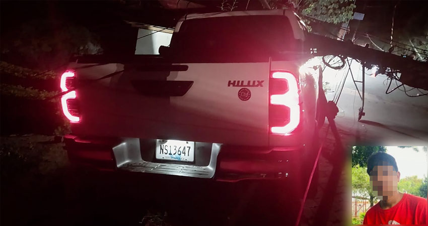 El conductor aparentemente conducía bajo los efectos del alcohol. Foto: Cortesía/Radio ABC Stereo