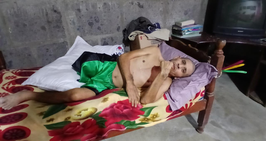 Pedro Antonio habita solo en el barrio Alexis Argüello. Foto: Byron Altamirano/Radio ABC Stereo