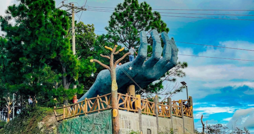 Mirador La Crucitas - La Mano en San Nicolás. Foto: Cortesía