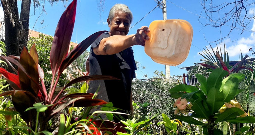 Jardín comunitario en Estelí