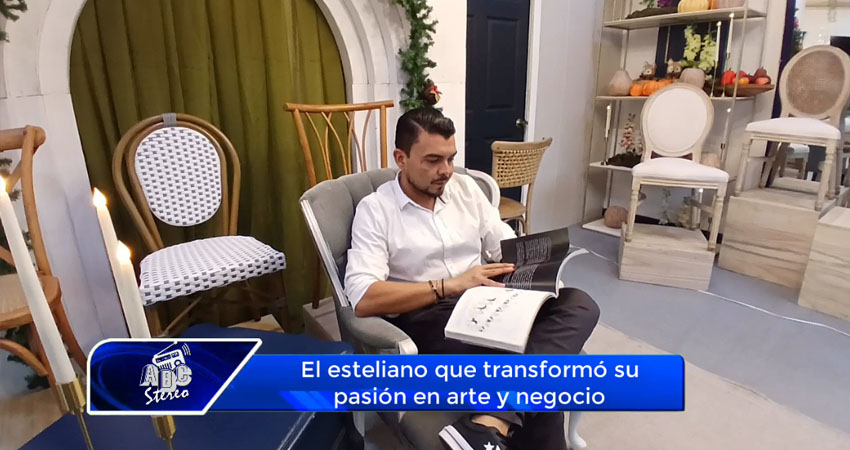 El esteliano que transformó su pasión en arte y negocio