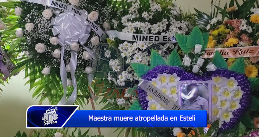 Maestra muere atropellada en Estelí