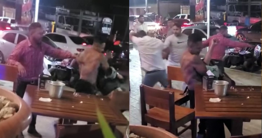 Capturas de pantalla de video viral en redes sociales. Capturas de pantalla de video viral en redes sociales.