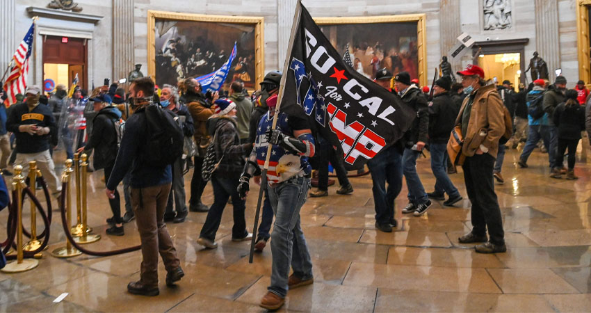 Cientos de manifestantes interrumpieron en el Capitolio de Estados Unidos. Foto: cortesía. Cientos de manifestantes interrumpieron en el Capitolio de Estados Unidos. Foto: cortesía.