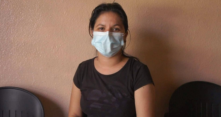 María Nazaret Miranda, esposa de conductor señalado. Foto: Juan Fco. Dávila/Radio ABC Stereo María Nazaret Miranda, esposa de conductor señalado. Foto: Juan Fco. Dávila/Radio ABC Stereo