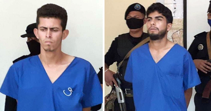 Los dos sujetos involucrados en el crimen contra Katring López. Foto: Cortesía