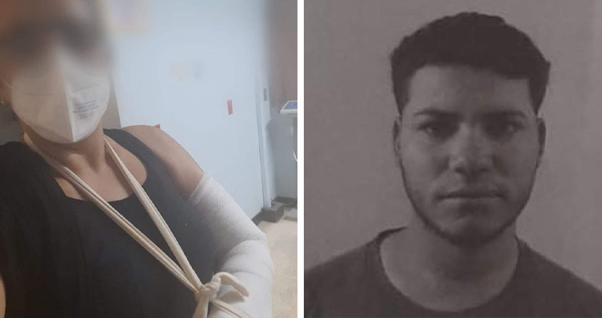 La víctima demanda la detención del acusado. Foto: Cortesía La víctima demanda la detención del acusado. Foto: Cortesía