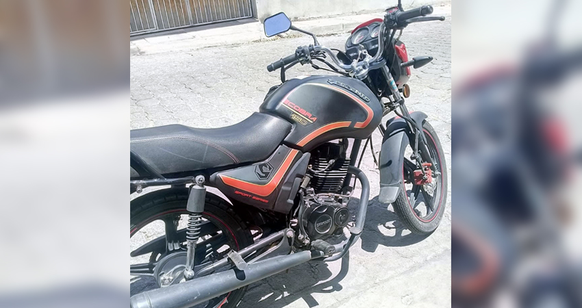 Esta es la moto robada. Foto: Cortesía Esta es la moto robada. Foto: Cortesía