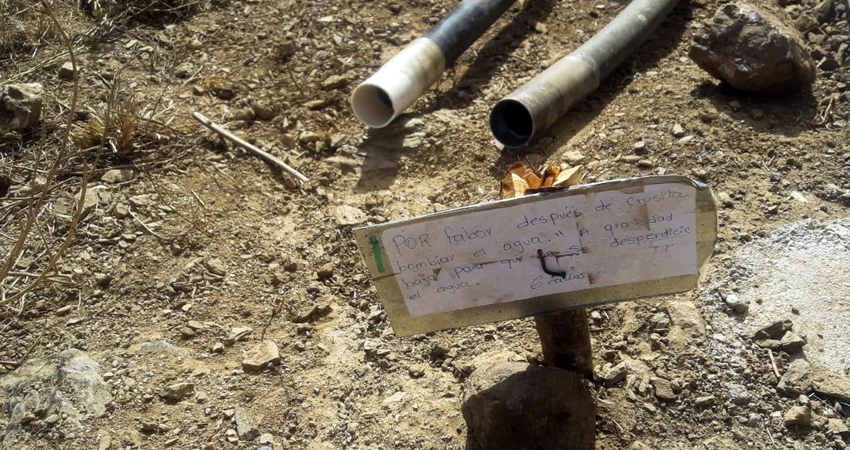 Piden mejorar el abastecimiento de agua. Foto: Cortesía/ Radio ABC Stereo Piden mejorar el abastecimiento de agua. Foto: Cortesía/ Radio ABC Stereo