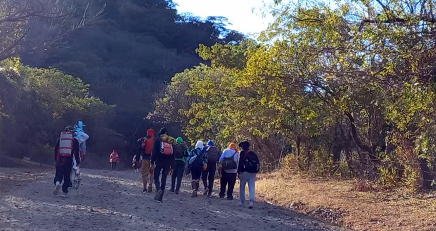 Peregrinos hacia El Sauce. Foto: Alba Nubia Lira/Radio ABC Stereo Peregrinos hacia El Sauce. Foto: Alba Nubia Lira/Radio ABC Stereo