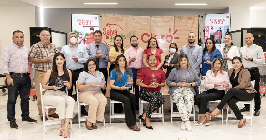 Claro entrega reconocimientos a empresas que Salvan Lo Bonito. Foto: Claro Nicaragua