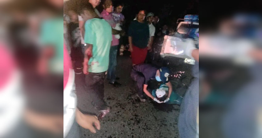 Presuntamente, el conductor del bus huyó del lugar. Foto: Cortesía/Radio ABC Stereo