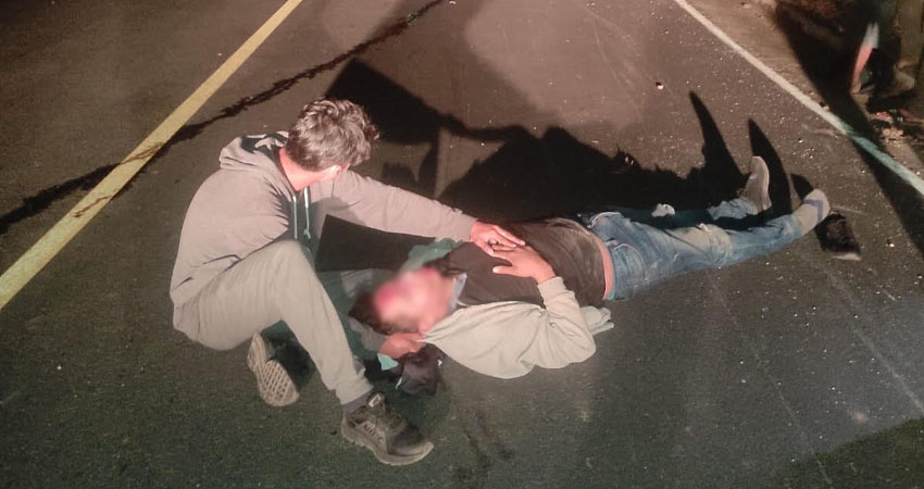 Resultó con una fractura y otras lesiones en el resto del cuerpo. Foto: Cortesía/Radio ABC Stereo Resultó con una fractura y otras lesiones en el resto del cuerpo. Foto: Cortesía/Radio ABC Stereo