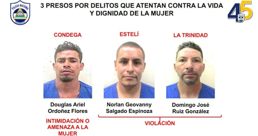 Los acusados fueron presentados en conferencia de prensa. Foto: Cortesía/Policía Nacional Los acusados fueron presentados en conferencia de prensa. Foto: Cortesía/Policía Nacional