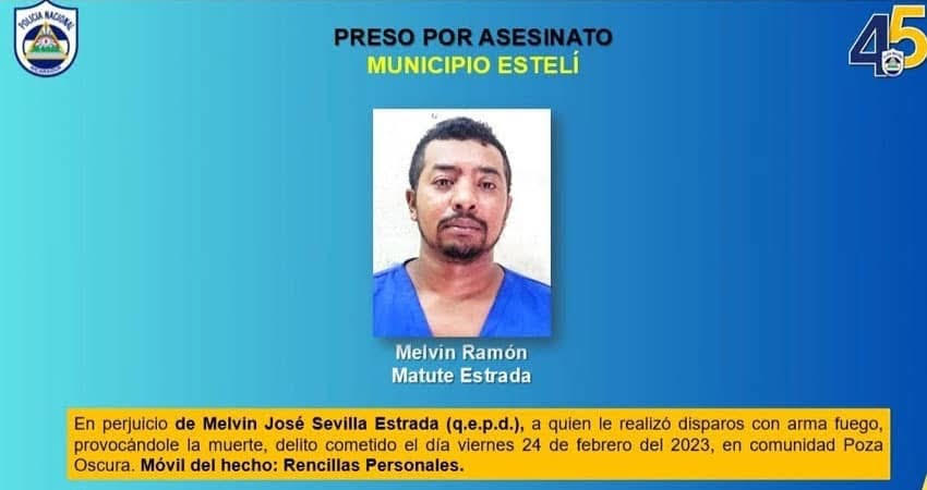 Además del tiempo en prisión, Matute deberá pagar una multa de 4 mil córdobas. Foto: Cortesía/Radio ABC Stereo