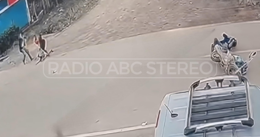 El accidente ocurrió en la comarca San Bartolo. Foto: Cortesía/Radio ABC Stereo