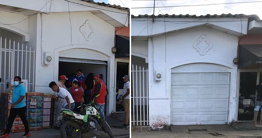 Desalojados por la dueña del local. Foto: Alba Nubia Lira/Radio ABC Stereo Desalojados por la dueña del local. Foto: Alba Nubia Lira/Radio ABC Stereo