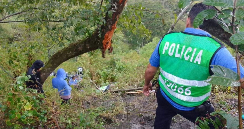 El fatal suceso se registró sobre la carretera hacia San Juan del Río Coco, en la comunidad Quibuto. Foto: Cortesía/Radio ABC Stereo El fatal suceso se registró sobre la carretera hacia San Juan del Río Coco, en la comunidad Quibuto. Foto: Cortesía/Radio ABC Stereo