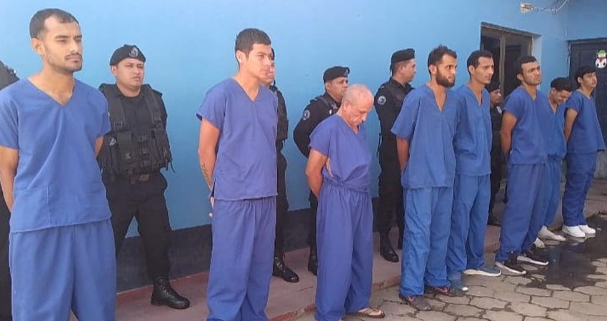 Diez personas detenidas en Estelí. Foto: Cortesía/Policía Nacional Diez personas detenidas en Estelí. Foto: Cortesía/Policía Nacional
