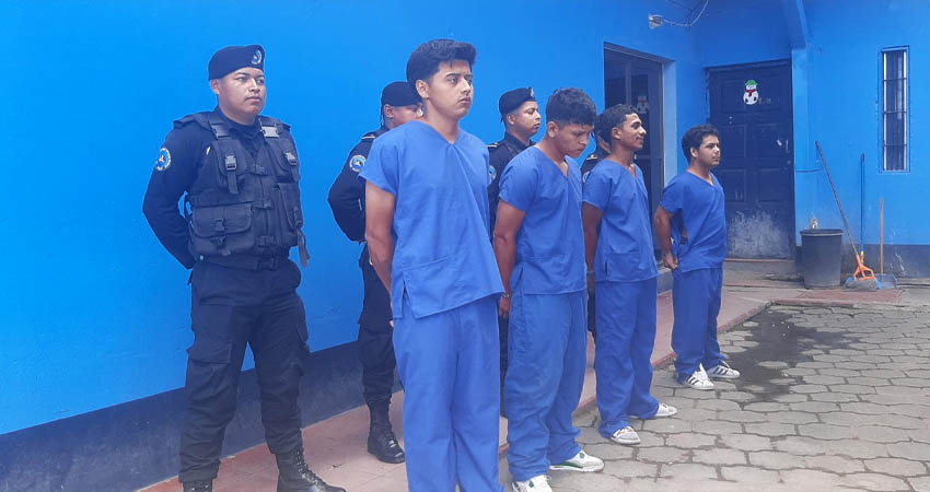 Detenidos en Estelí. Foto: Cortesía/Policía Nacional Detenidos en Estelí. Foto: Cortesía/Policía Nacional