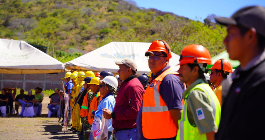 Brigadas contra incendios forestales en Estelí. Foto: Cortesía/Inafor Brigadas contra incendios forestales en Estelí. Foto: Cortesía/Inafor
