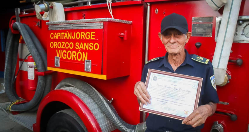 El capitán es cariñosamente conocido como “Vigorón”. Foto: Alcaldía de Ocotal El capitán es cariñosamente conocido como “Vigorón”. Foto: Alcaldía de Ocotal