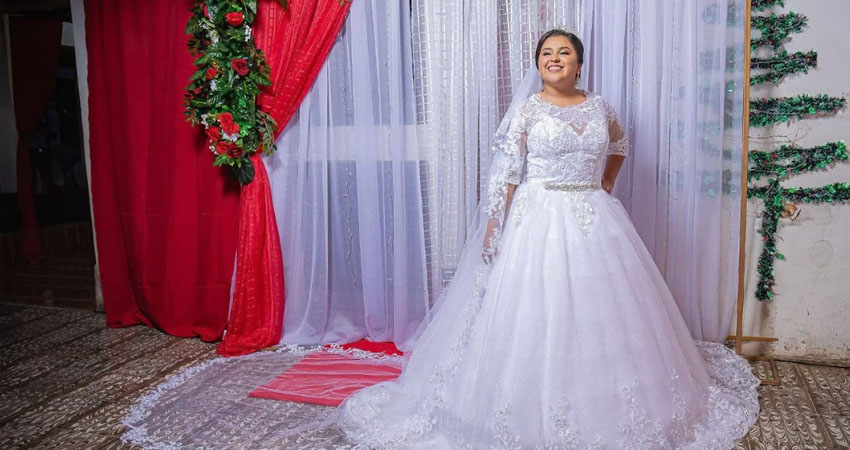 La tienda se especializa en vestidos de novia. Foto: Cortesía La tienda se especializa en vestidos de novia. Foto: Cortesía