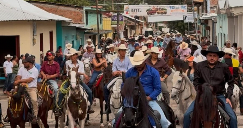 Todo listo para el Desfile Hípico de La Trinidad, Estelí. Foto: Cortesía