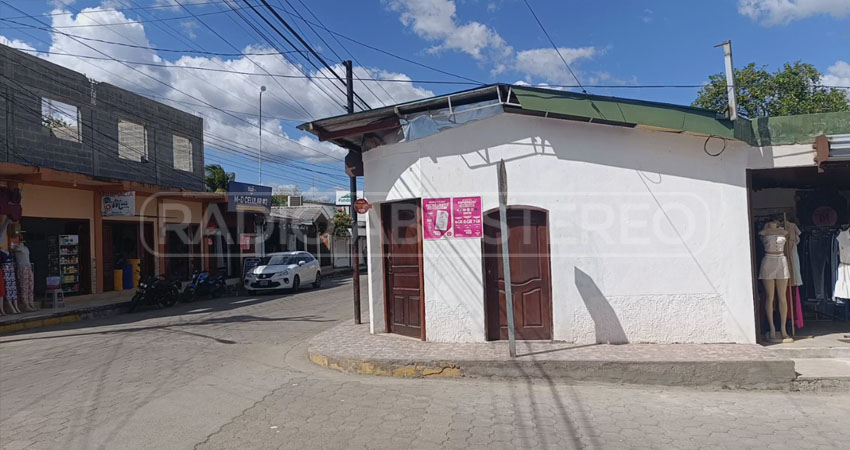 La tienda está ubicada en una de las principales calles de Condega. Foto: Jacdiel Rivera/Radio ABC Stereo