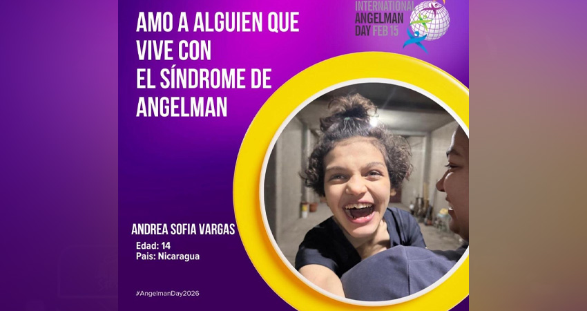 Andrea Sofía fue diagnosticada después de sufrir convulsiones y falta de fuerza muscular. Foto: Cortesía
