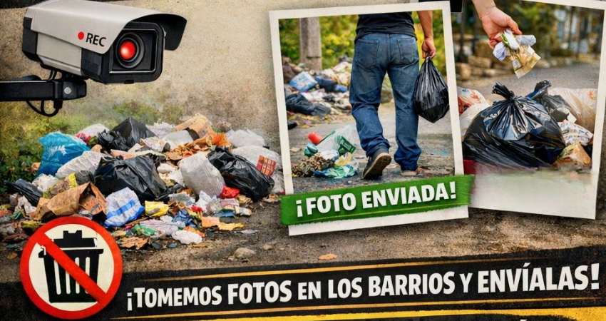 La comuna de Condega ya ha empezado a recibir fotografías de personas que ensucian los espacios públicos.