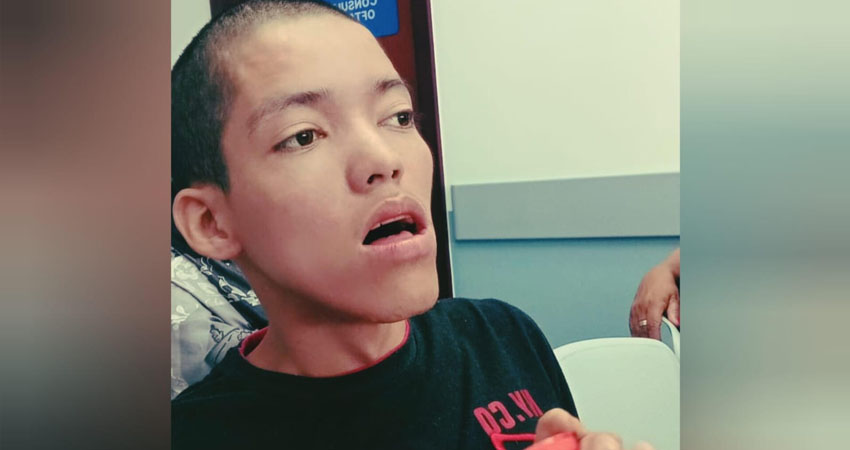 El estado de salud de Mario José es delicado. Foto: Cortesía