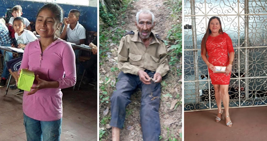 Jessica, don Jerónimo y Zeneyda del Carmen. Foto: Cortesía Jessica, don Jerónimo y Zeneyda del Carmen. Foto: Cortesía