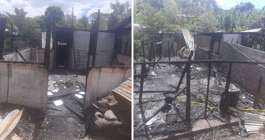 Todo se redujo a cenizas. Foto: Cortesía/Radio ABC Stereo