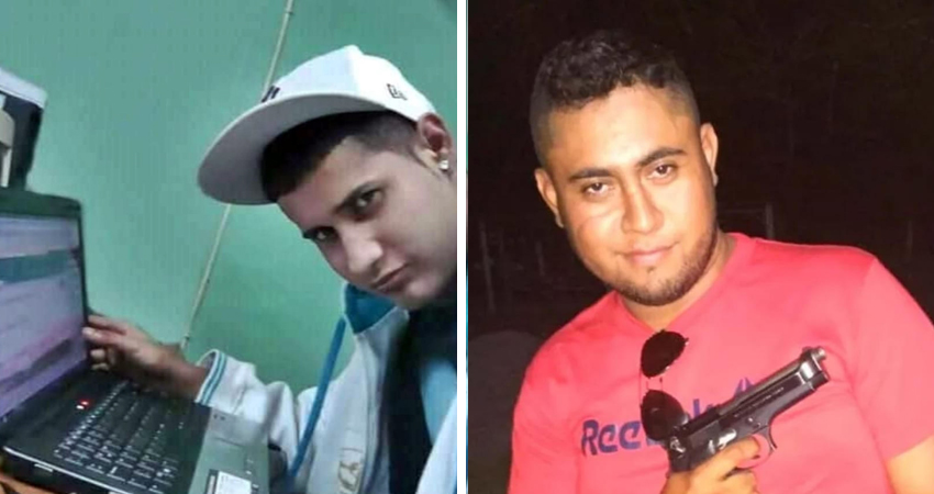A la izquierda se observa el joven asesinado y a la derecha el presunto delincuente. Foto: Cortesía/Radio ABC Stereo A la izquierda se observa el joven asesinado y a la derecha el presunto delincuente. Foto: Cortesía/Radio ABC Stereo