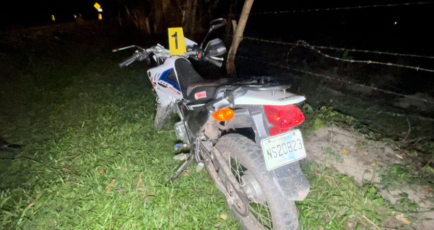 El menor de edad perdió el control de su motocicleta. Foto: Cortesía/Radio ABC Stereo El menor de edad perdió el control de su motocicleta. Foto: Cortesía/Radio ABC Stereo