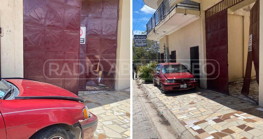 Aparentemente el conductor se comprometió a resarcir los daños ocasionados. Foto: Rosa Angélica Reyes/Radio ABC Stereo