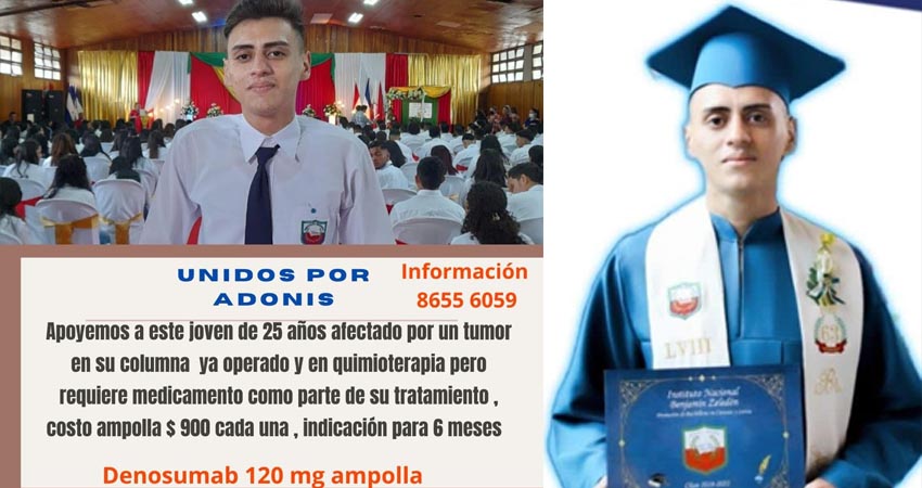 El joven ha recibido quimioterapias, radioterapias y una cirugía en su columna. Foto: Cortesía/Radio ABC Stereo El joven ha recibido quimioterapias, radioterapias y una cirugía en su columna. Foto: Cortesía/Radio ABC Stereo