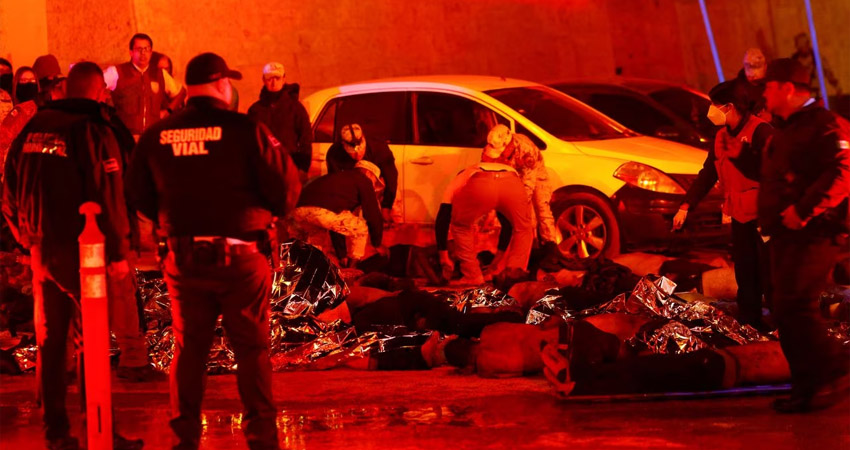 Según las autoridades, el incendio se dio luego que los migrantes quemaran colchonetas como protesta. Imagen de referencia Según las autoridades, el incendio se dio luego que los migrantes quemaran colchonetas como protesta. Imagen de referencia