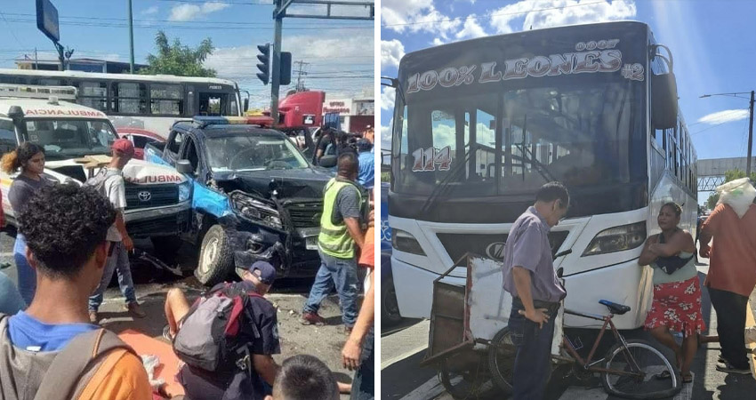 La múltiple colisión ocurrió en el sector de La Subasta. Foto: Tomadas de la página de Yudelis López