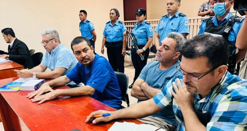 Acusados Douglas Orozco Cruz y Luis Martín Chavarría. Foto: Cortesía/Canal 13 Acusados Douglas Orozco Cruz y Luis Martín Chavarría. Foto: Cortesía/Canal 13