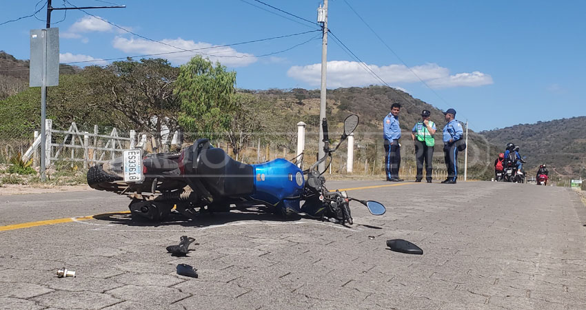 El accidente ocurrió en la comunidad San Pedro. Foto: José Enrique Ortega/Radio ABC Stereo El accidente ocurrió en la comunidad San Pedro. Foto: José Enrique Ortega/Radio ABC Stereo