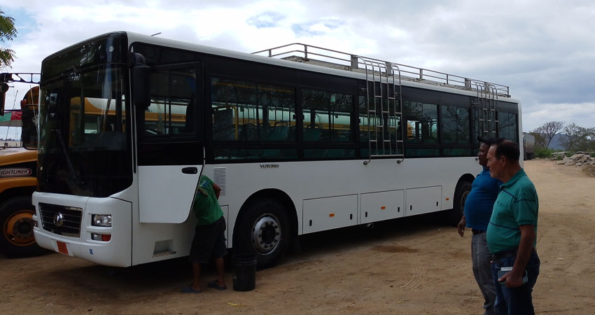 Transportistas se muestran optimistas gracias a las nuevas unidades. Foto: Cortesía/Radio ABC Stereo